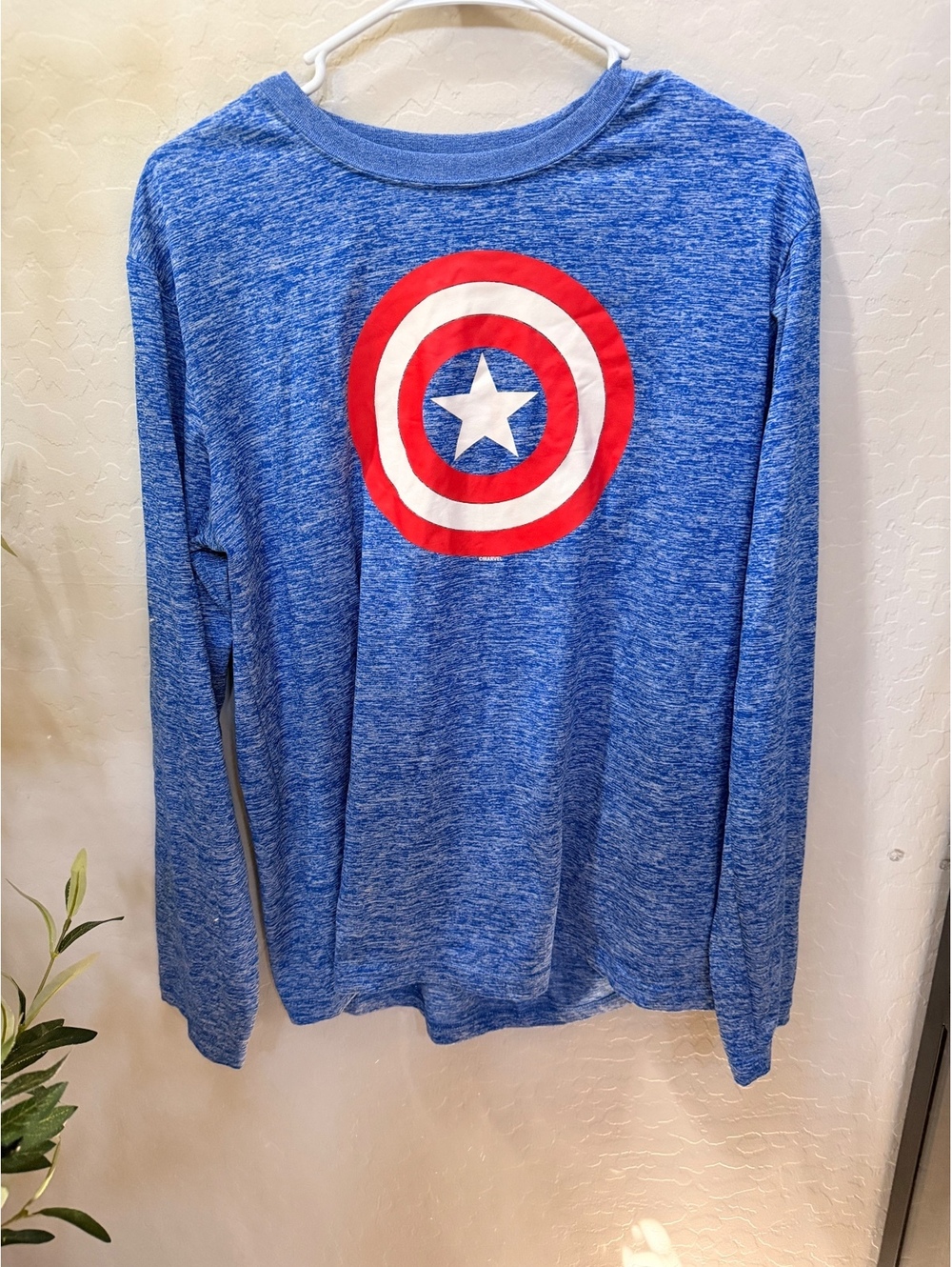 Men’s captain America long sleeve